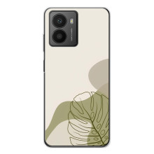 Силконовий чохол з принтом в квітах на HMD Fusion – Монстера зелена