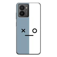Силиконовые Чехлы (смешные стикеры) для HMD Fusion – Серо-белый
