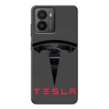 Силиконовый бампер с картинкой машины на HMD Fusion – Logo TESLA