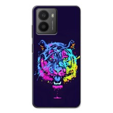 Силиконовый бампер с картинкой животных для HMD Fusion (Тигр-Арт)