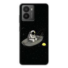 Силиконовый Чехол с принтом "Космонавты" на HMD Fusion – Космонавт на рыбалке