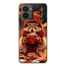 Печатный чехол «Зверята с кофе» для HMD Fusion – Белка с кофе