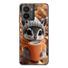 Печатный чехол «Зверята с кофе» для HMD Fusion