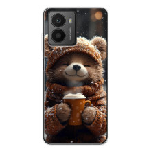 Печатный чехол «Зверята с кофе» для HMD Fusion – Мишка с кофе