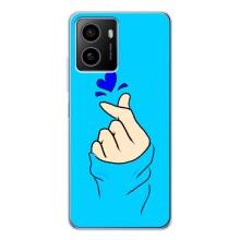 Чохол (Знак сердечка) для HMD Pulse Plus – Сердечко на синоьому