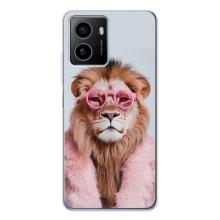 Чохол з принтом стильні тварини для Пульс Плюс – Лев в окулярах