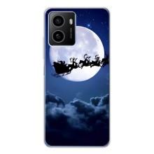 Новогодние Чехлы для Пульс Плюс (VPrint) (Санта - луна)