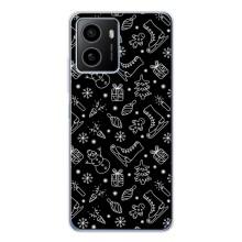 Новогодние, Праздничные Чехлы для HMD Pulse Plus - 2024 год (Новогодний фон)