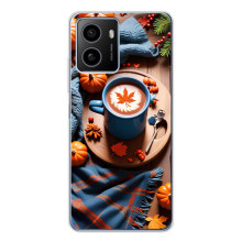 Чохол з унікальним дизайном 'Осінь з кавою' для HMD Pulse Plus – Кава і гарбузики