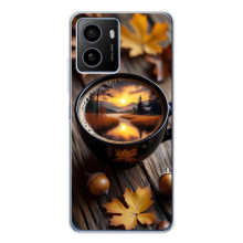Чохол з унікальним дизайном 'Осінь з кавою' для HMD Pulse Plus – Темна кава