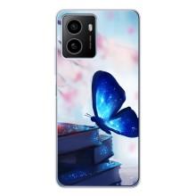 Силиконовый бампер с картинкой животных для HMD Pulse Plus (Бабочка синяя)