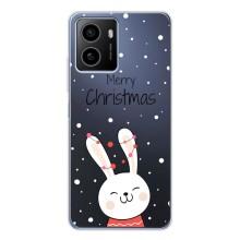 Зимние Чехлы для Пульс Плюс - прозрачный фон (Рождественский заяц)