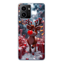Яркий чехол для HMD Pulse Plus с Зимними Оленятами – Олень среди подарков
