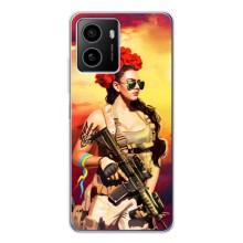 ЗСУ Чехлы (TPU) для HMD Pulse Plus – Женщина солдат
