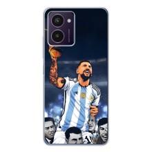 Чехлы для HMD Pulse Pro (Leo чемпион) (AlphaPrint) (Месси с кубком)