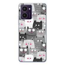 Чехлы с Котиками для HMD Pulse Pro (VPrint) (Рисованные котики)