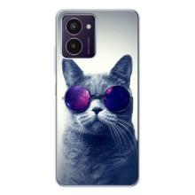 Чехол с принтом для HMD Pulse Pro (AlphaPrint) Модные коты (Стильный кот)