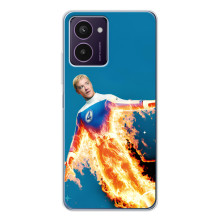 Чохол з принтом Фантастична четвірка для HMD Pulse Pro – Людина-факел