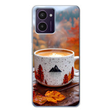 Чехол с уникальным дизайном «Осень с кофе» для HMD Pulse Pro – Кофе на природе
