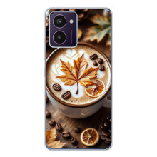 Чехол с уникальным дизайном «Осень с кофе» для HMD Pulse Pro – Пряный кофе