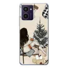 Різдвяні, Святкові Чохли для Пульс Про (Дівчина з ялинкою)