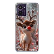 Яркий чехол для HMD Pulse Pro с Зимними Оленятами