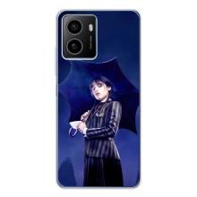 Чехлы Венсдей на HMD Pulse Уэнсдей (AlphaPrint) (Уэнздей с зонтом)