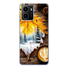 Чехол с уникальным дизайном «Осень с кофе» для HMD Pulse – Осенне-зимнее кофе