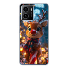 Яркий чехол для HMD Pulse с Зимними Оленятами – Олень в шарфе