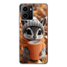 Печатный чехол «Зверята с кофе» для HMD Pulse