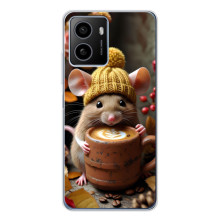 Печатный чехол «Зверята с кофе» для HMD Pulse – Медведь с кофе