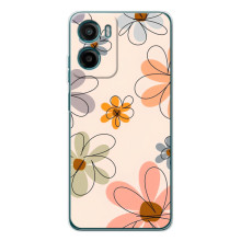 Чохол з квітковим принтом на НМД Вайб2 – Кольорові квіти