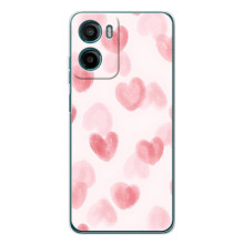 Чехол с розовым рисунком для HMD Vibe2 – Розовые сердечки