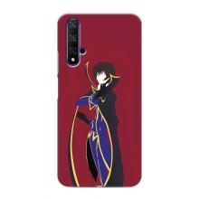 Чехлы Персонажи Аниме Наруто для Huawei Honor 20 (AlphaPrint) – Лелуш Ламперуж