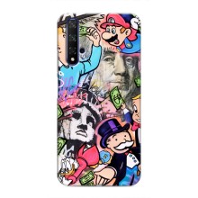 Чехлы с крутыми принтами для Huawei Honor 20 - (PREMIUMPrint) (Monopoly man)