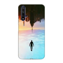 Чехол с человеком пауком для Huawei Honor 20 - (AlphaPrint) (Паук человек)