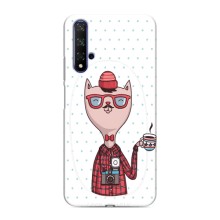 Чехол на тематику: Коты для Huawei Honor 20 (Кот аристократ)
