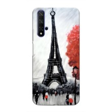 Чехол Эйфелева Башня для Huawei Honor 20 - (AlphaPrint) (Башня в Париже)