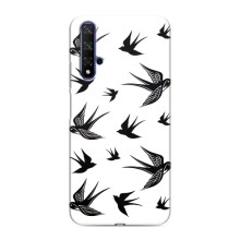 Чохол з пташками на Huawei Honor 20 (VPrint) (Ластівки)