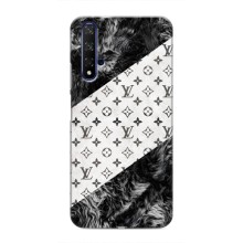 Чохол Стиль Louis Vuitton на Huawei Honor 20 (LV на білому)