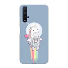 Чохол Unicorn на Huawei Honor 20 (Єдинорог космонавт)