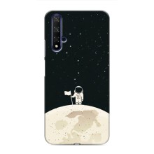 Космические Чехлы для Хуавей Хонор 20 (VPrint) (На луне)