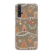Новогодние, Праздничные Чехлы для Huawei Honor 20 - 2024 год (Новогодние пряники)