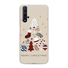Рождественские Чехлы для Huawei Honor 20 (VPrint) (Merry Christmas)