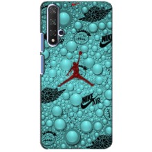 Силиконовый Чехол Nike Air Jordan на Хуавей Хонор 20 – Джордан Найк
