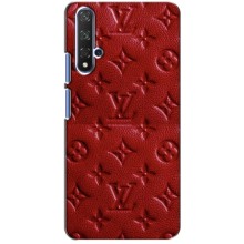 Текстурный Чехол Louis Vuitton для Хуавей Хонор 20 – Красный ЛВ