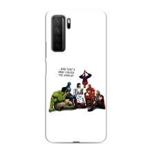 Чехлы для Honor 30s (Для Христиан) – Иисус супергерой