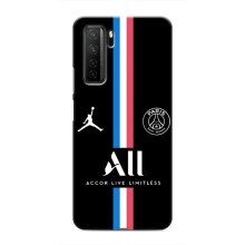 Чохли PSG для Honor 30s (AlphaPrint) (футболка ПСЖ)