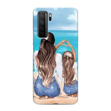 Чохол з друком для Honor 30s - (Мама з дитинкою) (AlphaPrint) (Мама з донькою)