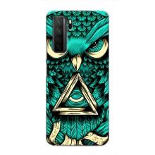 Чохли з принтом СОВИ для Honor 30s – Зелена сова